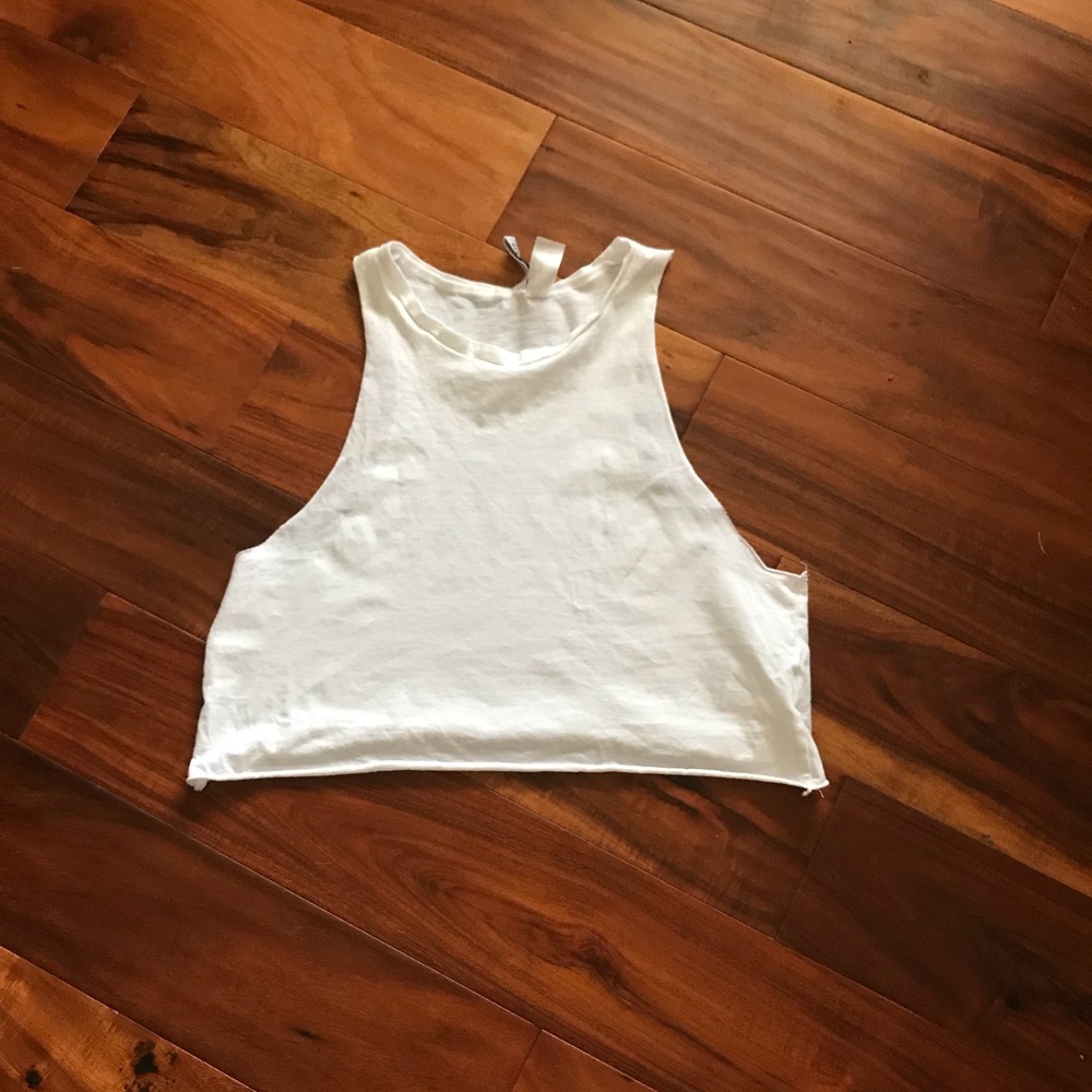 Little white tank top.